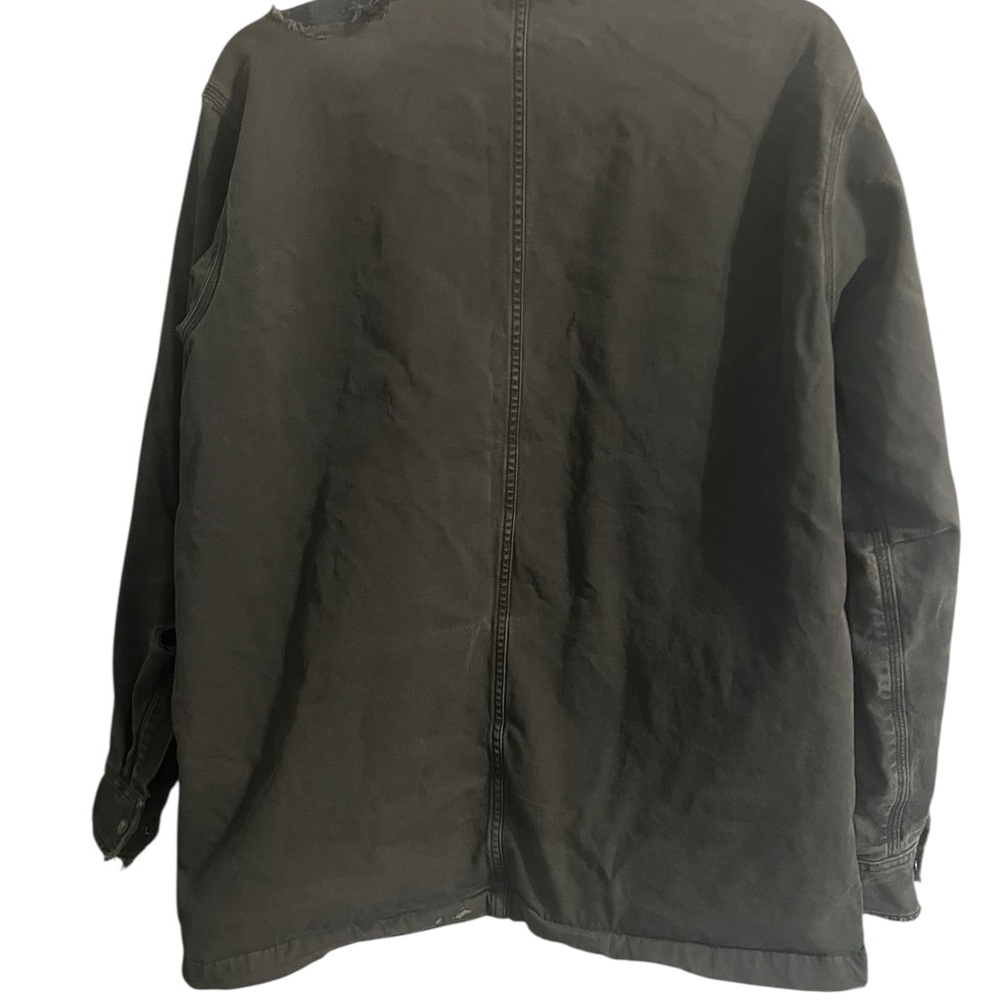 Vintage 1970’s Distressed Carhartt Blanket Lined Denim Detroit Jacket Large - Picture 3 of 15